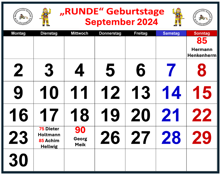 Runde September 24